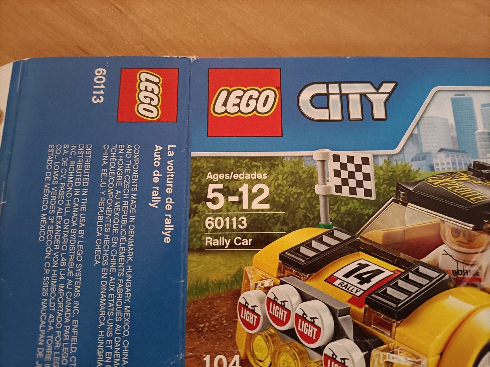 Lego city 60113 : Rally car., City, Lego, Ophalen of Verzenden, Zo goed als nieuw