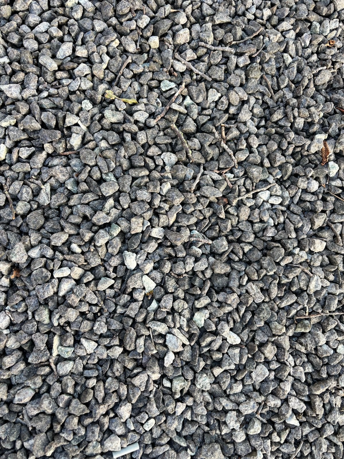 Schoon grind met worteldoek - Ideaal voor tuin of oprit, Ophalen, Gebruikt, Grijs, Grind