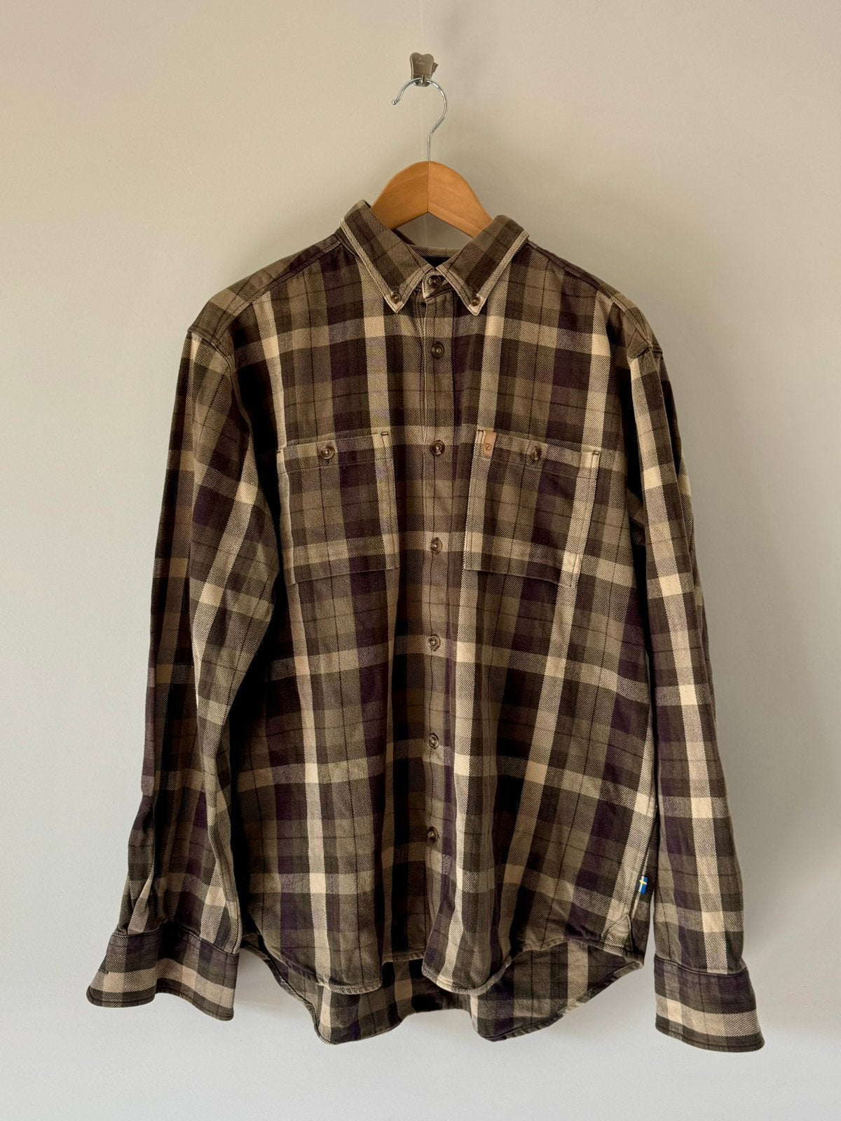 Fjallraven Kiruna Heavy Twill shirt, Ophalen of Verzenden, Zo goed als nieuw, Groen, Halswijdte 43/44 (XL)