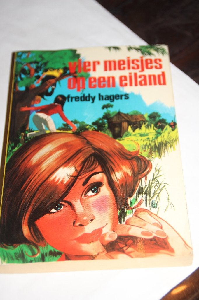 vier meisjes op een eiland, Ophalen of Verzenden, Gelezen, Freddy Hagers