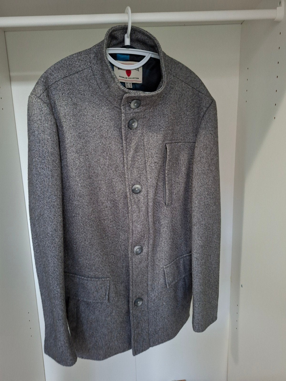 Rever Mile Premium Collection wollen jas met bloemenvoering, Ophalen