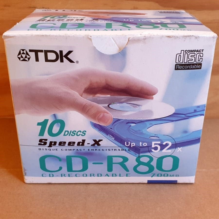 2X PACK MET 10 STUKS CD-R | TDK, Ophalen of Verzenden, Nieuw, Cd, TDK