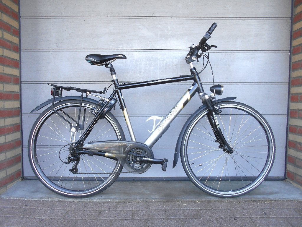 SCHITTERENDE JAN JANSSEN IMP CROSS HYBRID IMPRESS,TOP STAAT, Fietsen en Brommers, Versnellingen, Zo goed als nieuw, 53 tot 57 cm