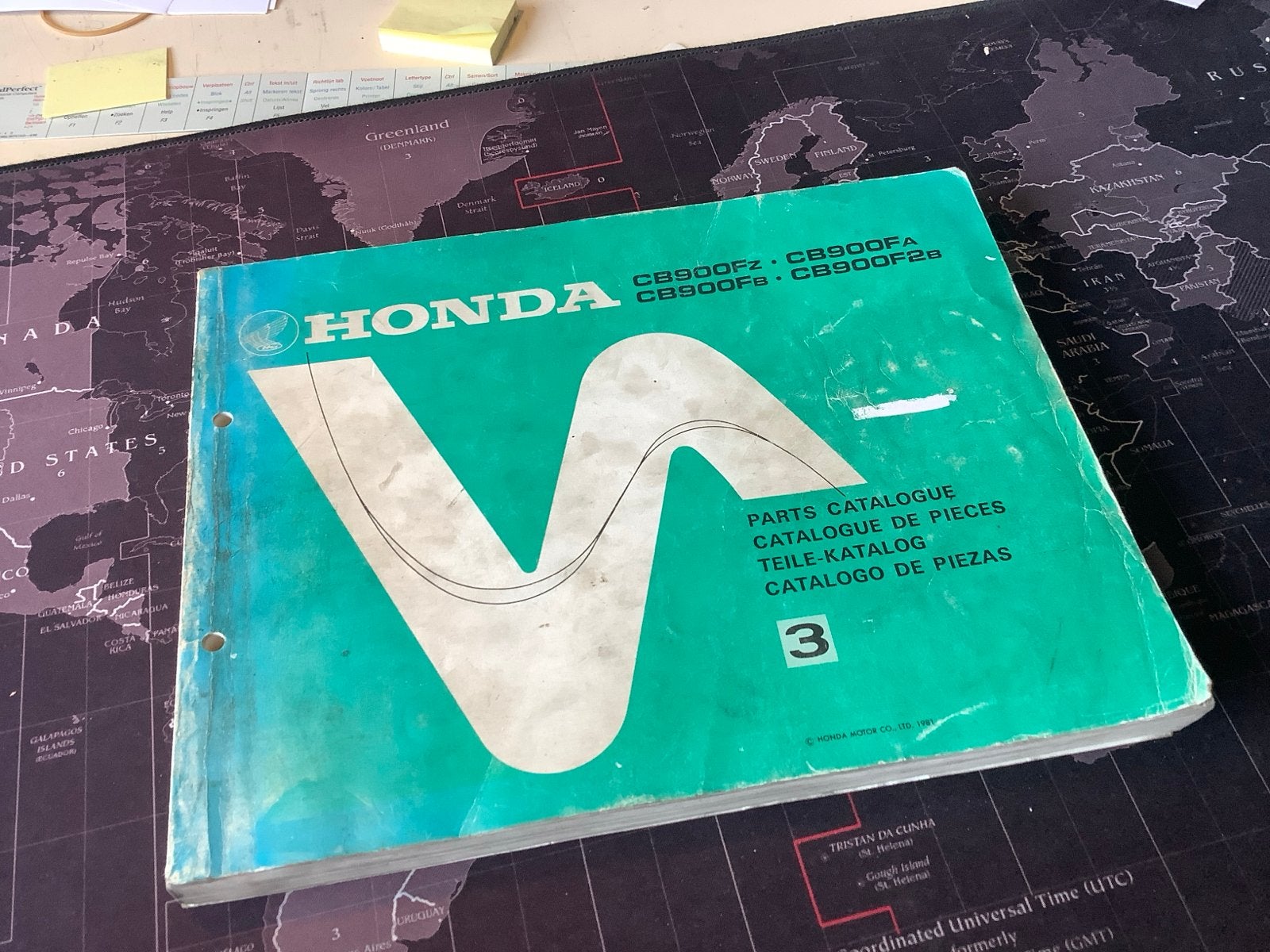 Honda CB900F CB900FZ CB900FA CB900FB onderdelen catalogus, Verzenden, Honda