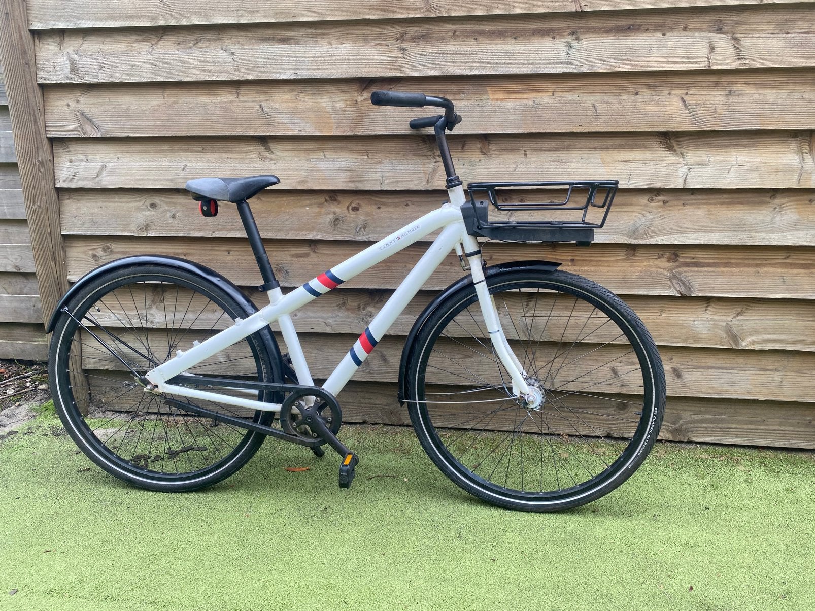 VANMOOF VAN MOOF WIT MET VOORDRAGER, Ophalen, Gebruikt, 26 inch of meer