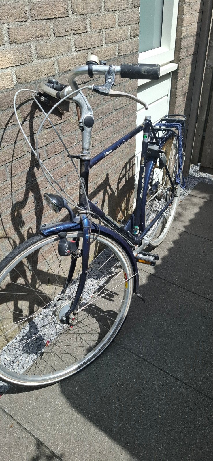 Gazelle Paris herenfiets met 7 versnellingen, Ophalen, Velgrem, Versnellingen, Gazelle