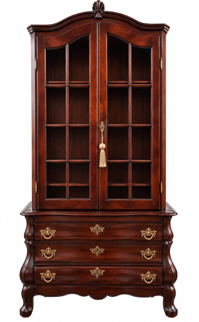 Vitrinekast, Huis en Inrichting, Ophalen, Gebruikt, Klassiek, Met lade(s)