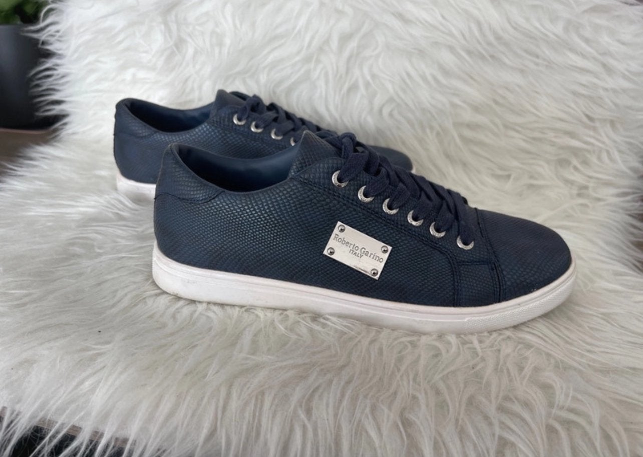 Dames sneakers Roberto Garino Italy maat 39, Blauw, Ophalen of Verzenden, Sneakers of Gympen, Gedragen