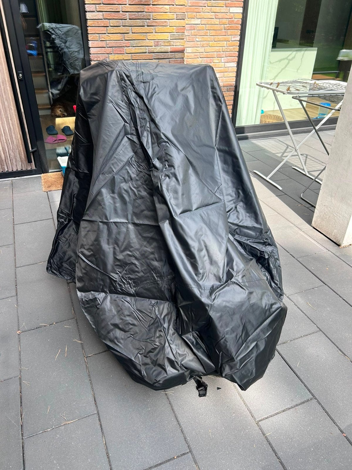 Zwarte beschermhoes voor moteren, scooter of fietsen, Ophalen of Verzenden, Nieuw