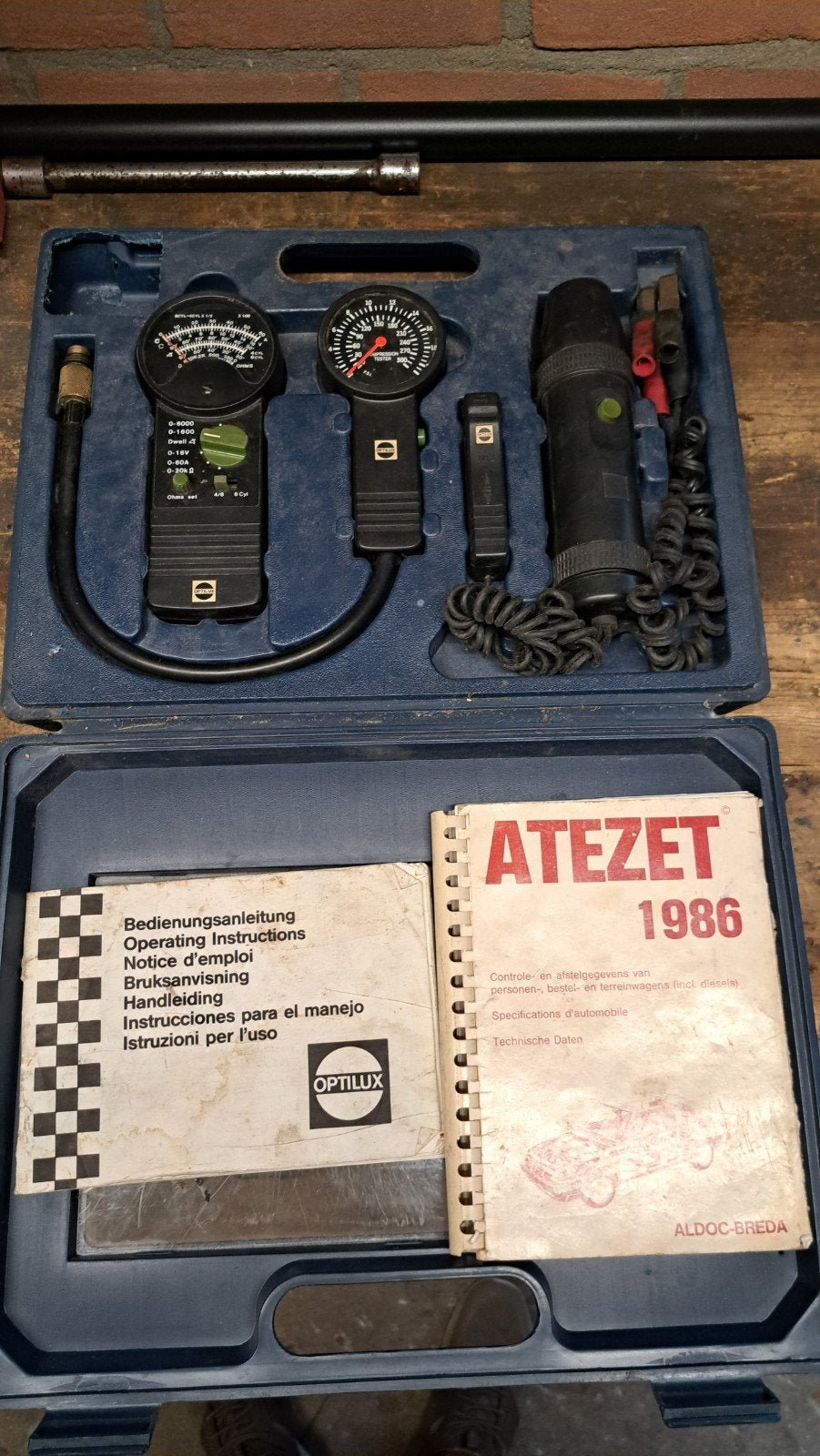 optilux auto meet koffer, Ophalen of Verzenden