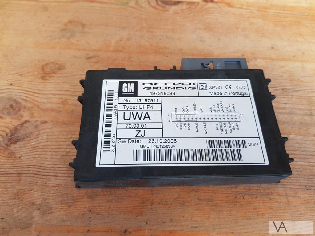 Opel Astra H Zafira B Vectra  Corsa D bluetooth module UHP4, Auto diversen, Ophalen of Verzenden, -, -, -