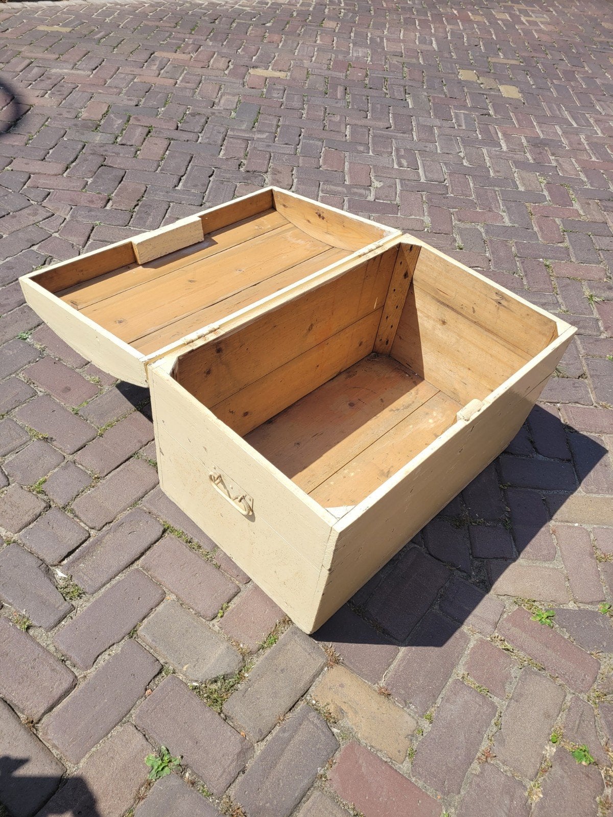 Antieke dekenkist  brocant, Antiek en Kunst, Ophalen