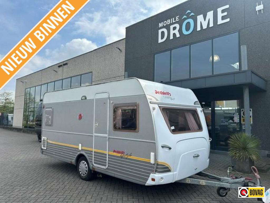 Dethleffs Camper Lifestyle 450 DB MOVER+VOORTENT, Rondzit, Schokbreker, Bedrijf, 750 - 1000 kg