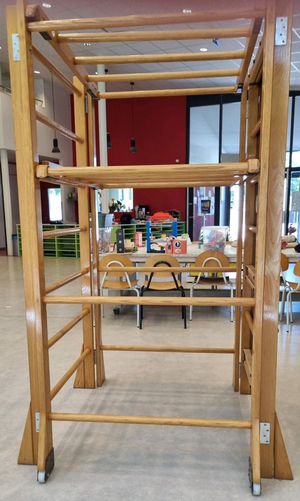 Oud klimrek met klimwand - Goedgekeurd voor school/thuis, Kinderen en Baby's, Speelgoed | Buiten | Speeltoestellen, Ophalen, Gebruikt