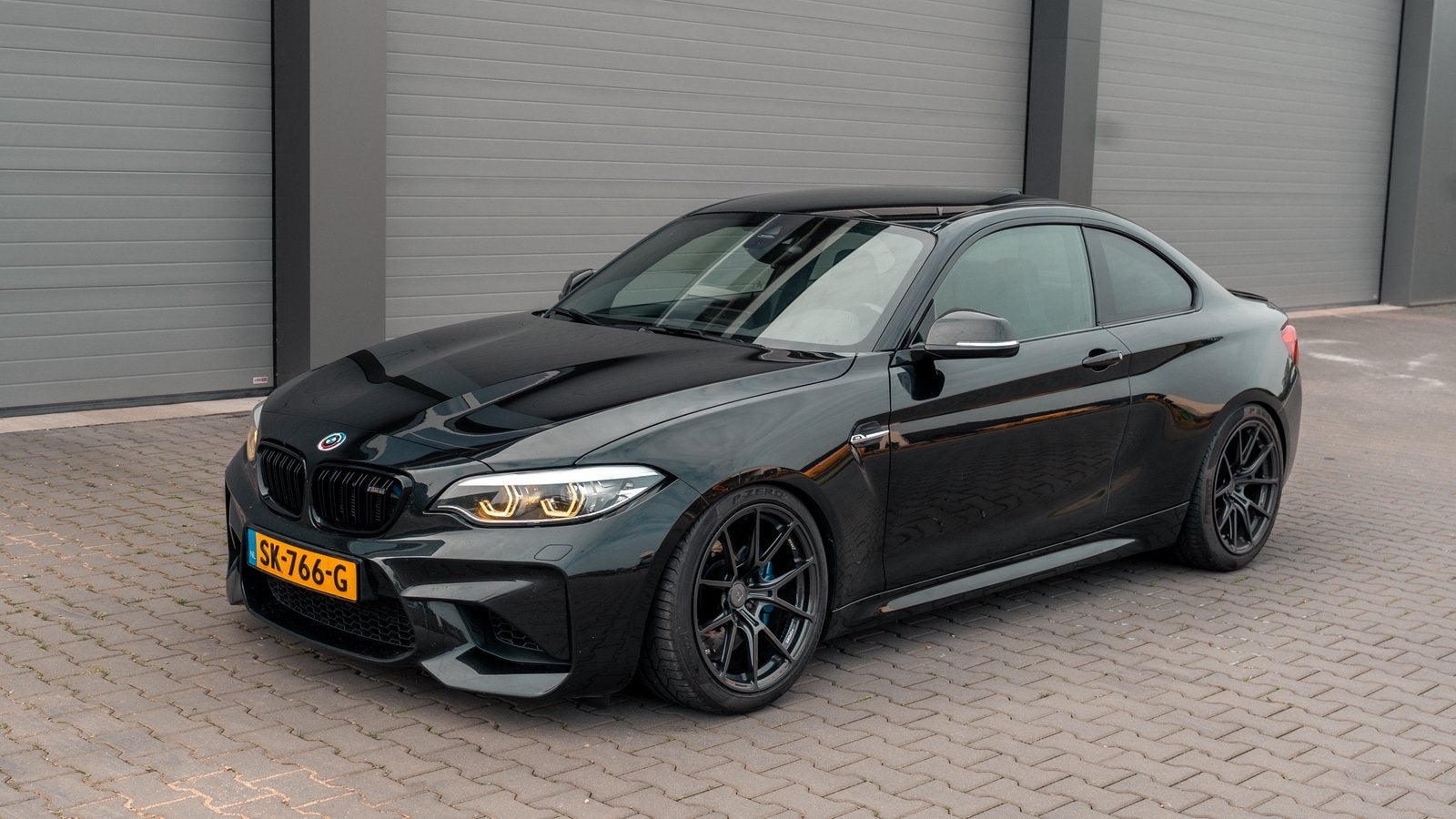 BMW 2-Serie 3.0 M2 Coupe 2017 LCI MOTON suspension etc!, Auto's, Dealer onderhouden, Achterwielaandrijving, Zwart, Xenon verlichting
