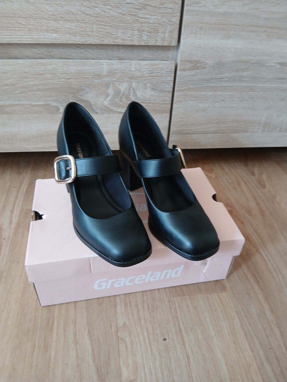 Zwarte Graceland Mary Jane Pumps met Gesp, Ophalen of Verzenden, Nieuw, Zwart