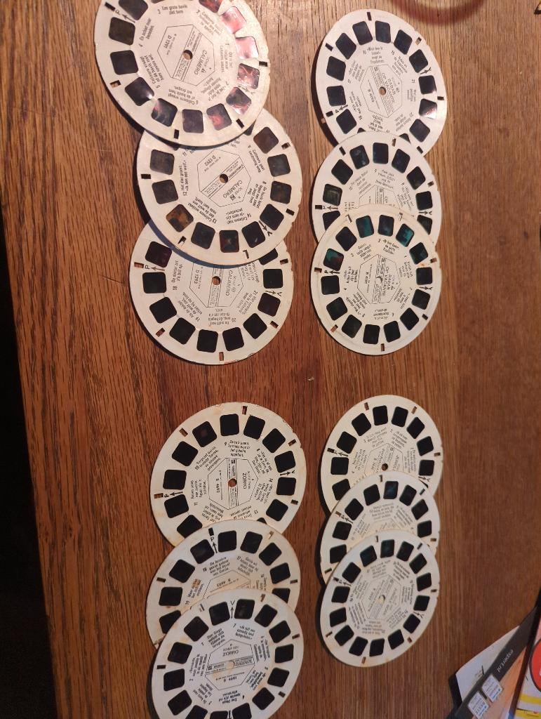 Viewmaster schijfjes babar calimero zorro jungle boek, Verzamelen, Ophalen of Verzenden, Zo goed als nieuw