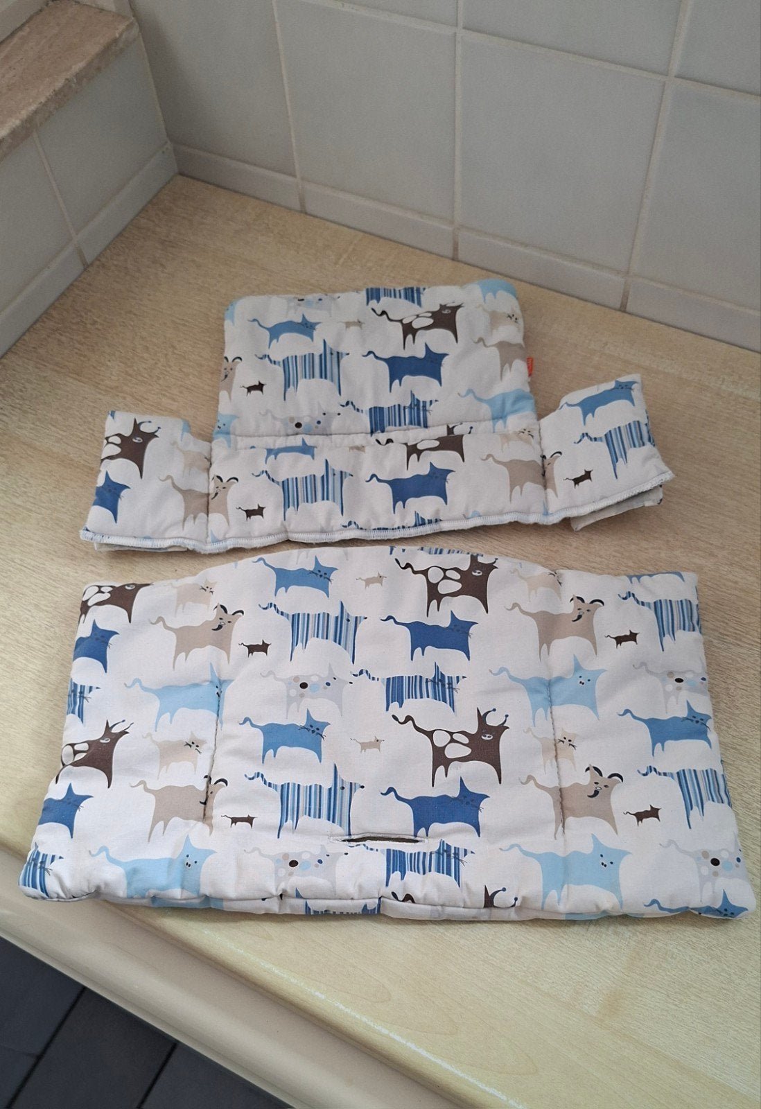 Stokke Tripp Trapp kussenset met hondenprint, Ophalen of Verzenden