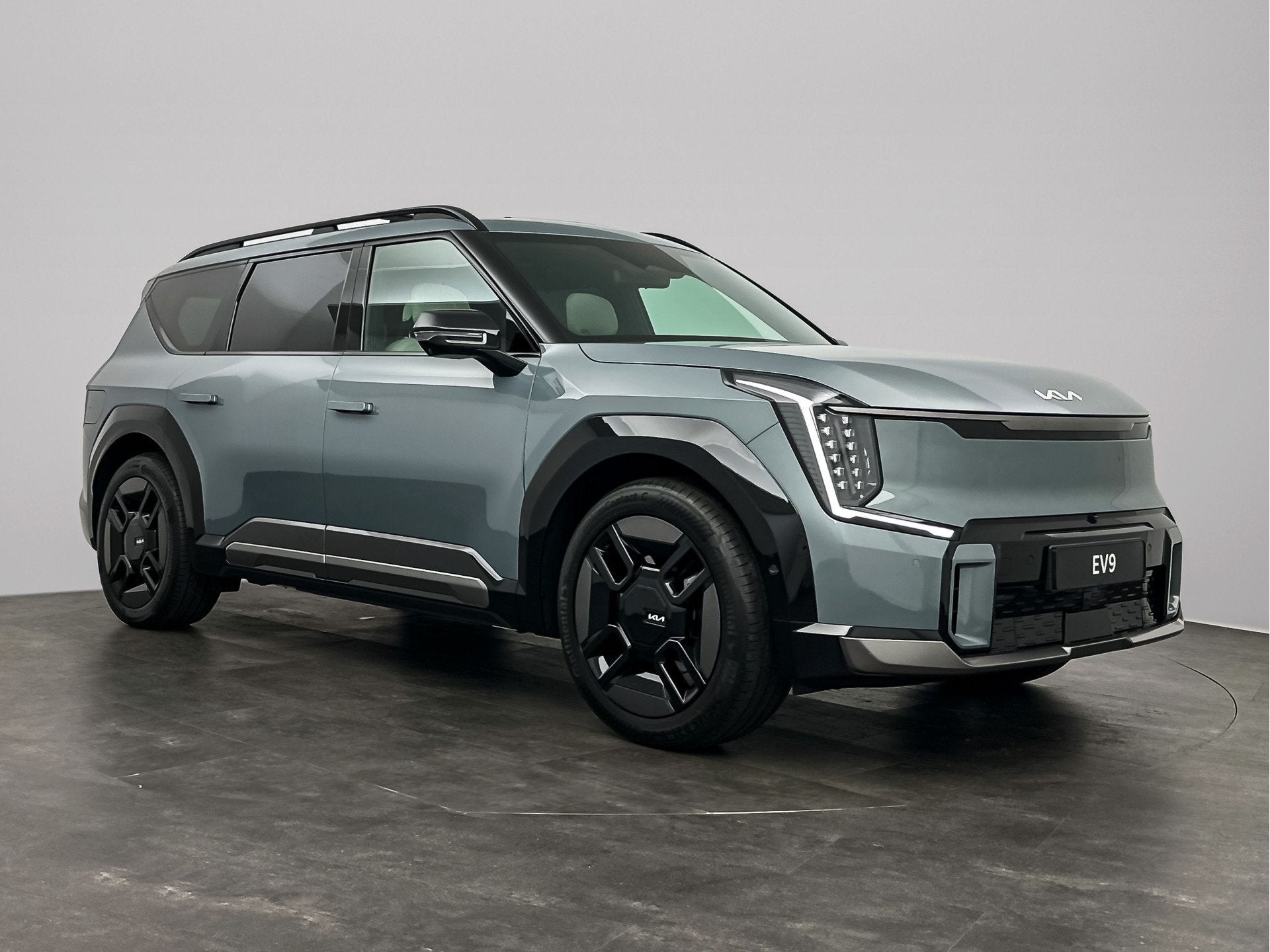 Kia EV9 GT-Line AWD 99.8 kWh | Premium audio | 7 zits | schu, Auto's, Automaat, Adaptive Cruise Control, EV9, Zwart