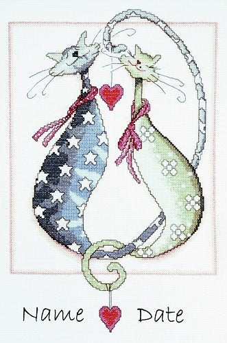 borduurpakket PURRFECT marti, Hobby en Vrije tijd, Ophalen of Verzenden, Nieuw, Handborduren, Borduurpakket