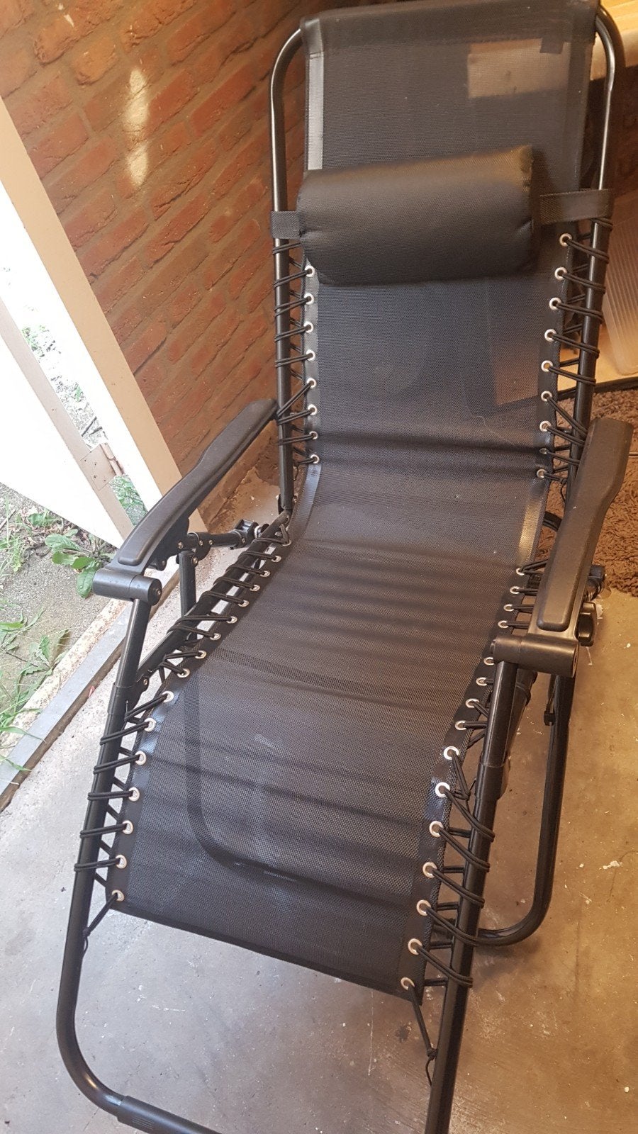 ligstoel, Ophalen, Zo goed als nieuw, Aluminium