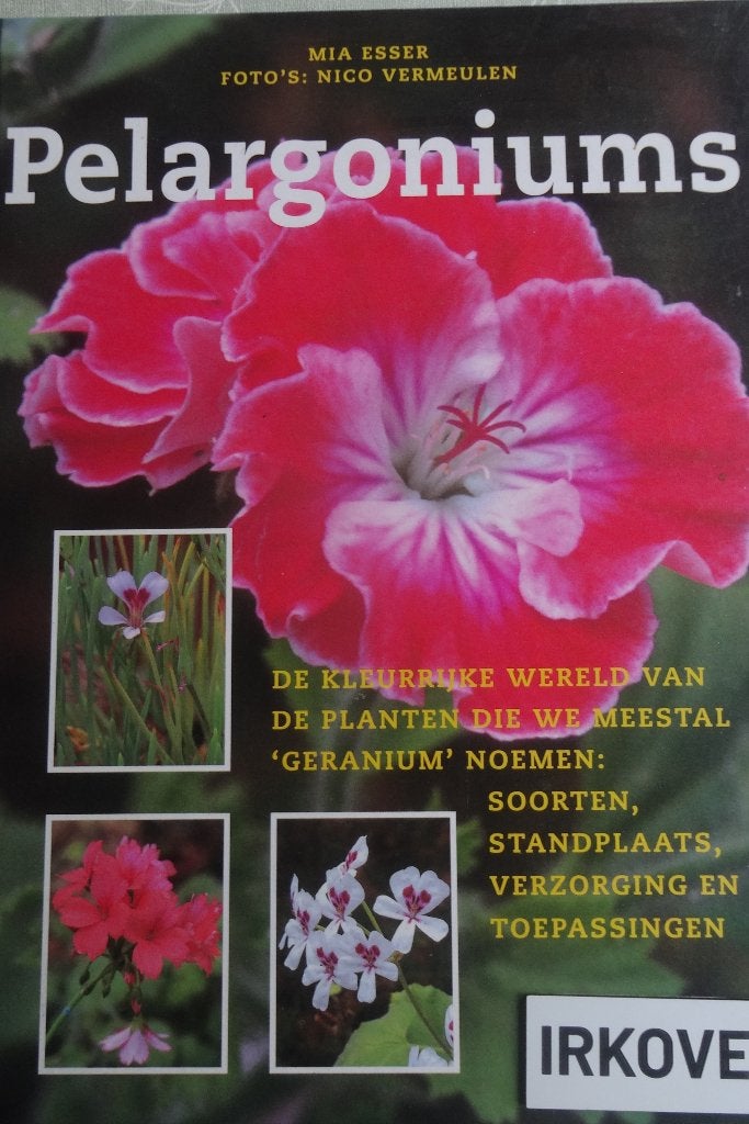 PELARGONIUMS * Mia Esser en Nico Vermeulen *, Verzenden, Zo goed als nieuw, Mia Esser en Nico Vermeulen, Tuinieren en Tuinplanten