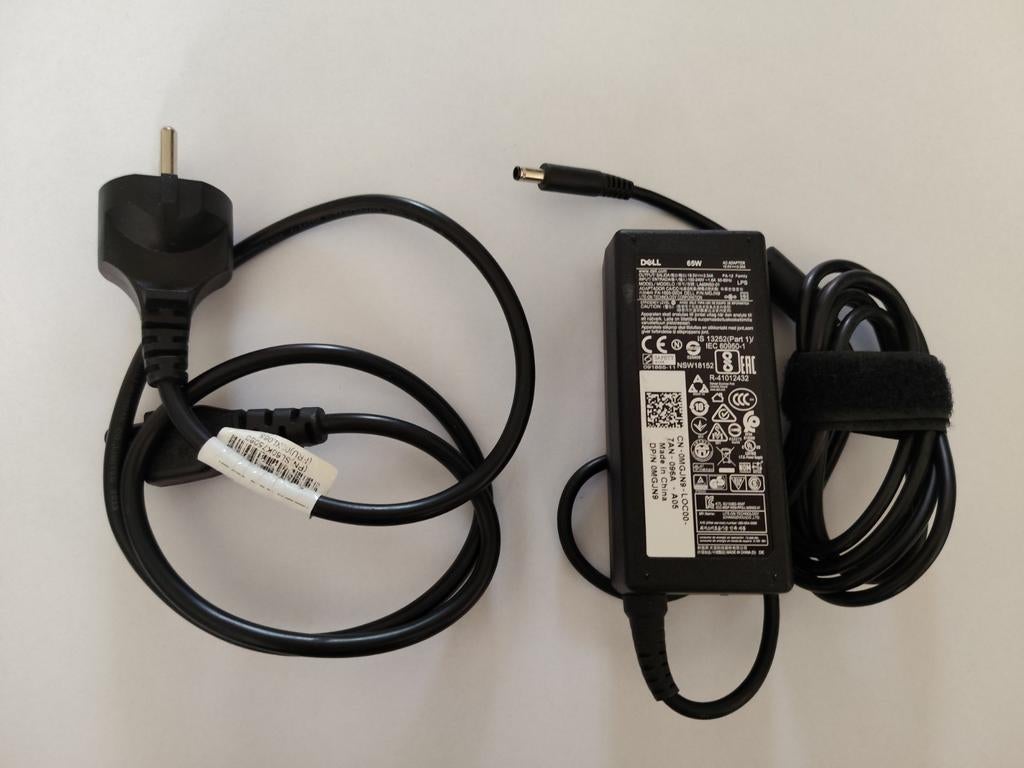 Dell 65W Laptop Oplader dunne pin, Ophalen of Verzenden, Gebruikt, Dell