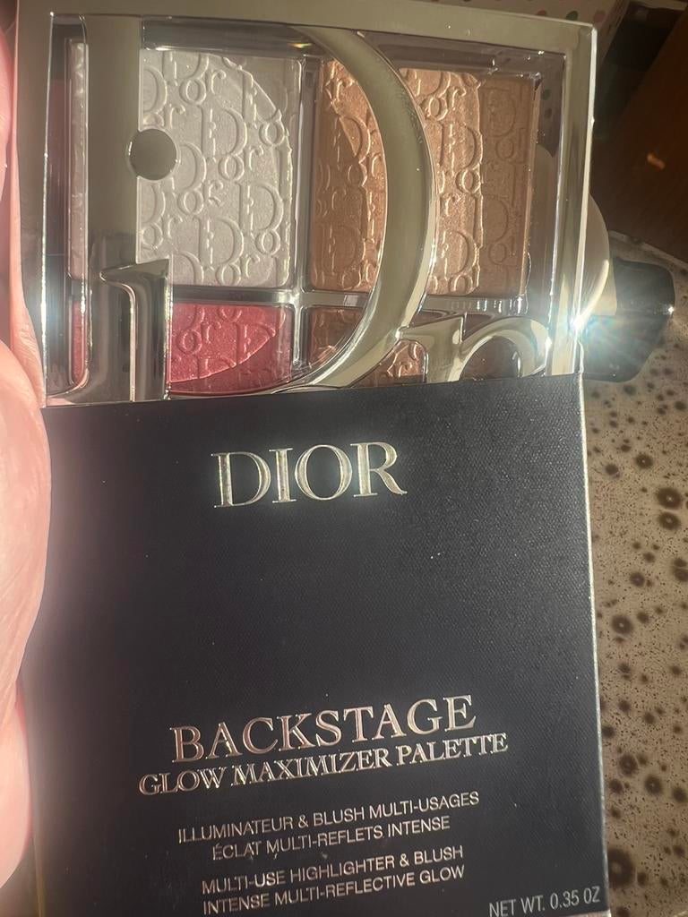 New-DIOR Backstage Glow Maximizer Palette 001 Universal Glow, Ophalen of Verzenden, Nieuw, Overige kleuren, Gehele gezicht