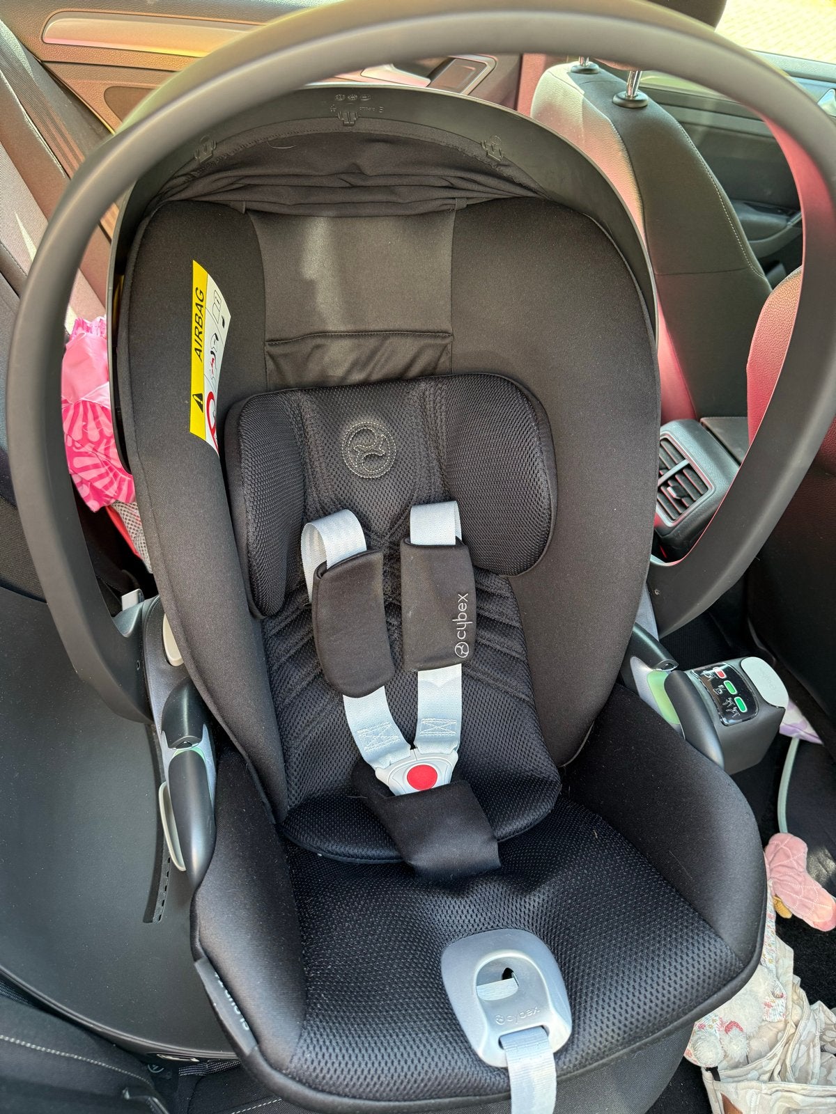 Cybex Cloud T i-Size autostoel (zonder base), Autogordel, Verstelbare rugleuning, Zo goed als nieuw, 0 t/m 13 kg