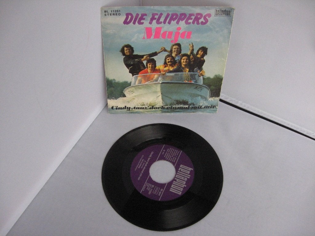 singelDie Flippers A. Maja, 7 inch, Ophalen of Verzenden, Zo goed als nieuw, Levenslied of Smartlap