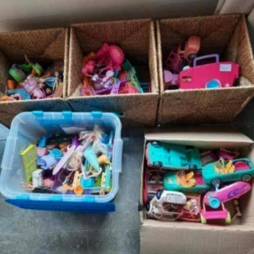 Grote doos polly pocket, Kinderen en Baby's, Speelgoed | Poppen, Ophalen of Verzenden, Gebruikt, Overige typen