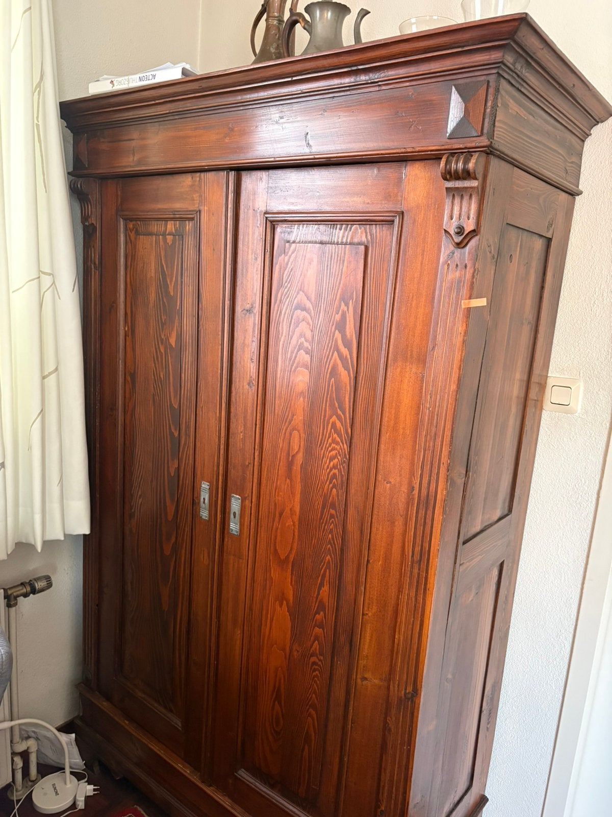 Antieke kast, Ophalen