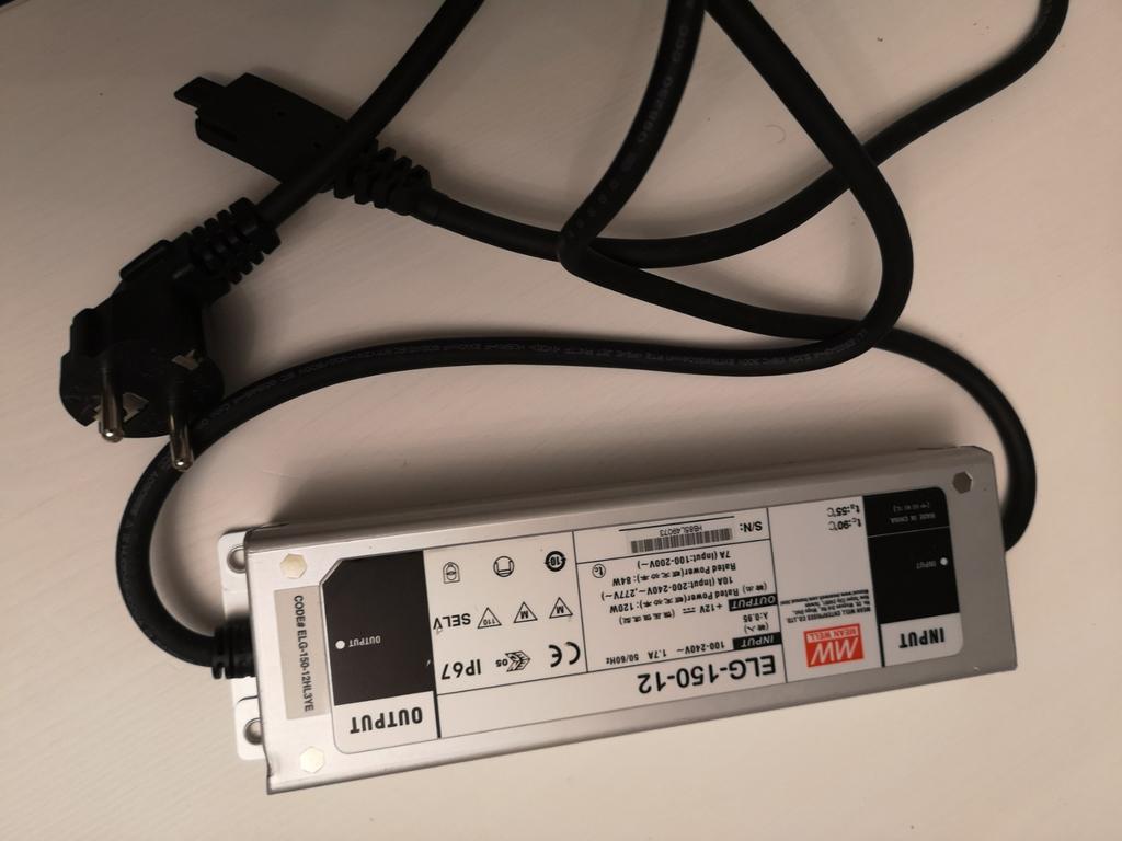 Mean Well ELG-150-12 LED Driver Voeding IP67, Ophalen of Verzenden, Zo goed als nieuw, Overige typen