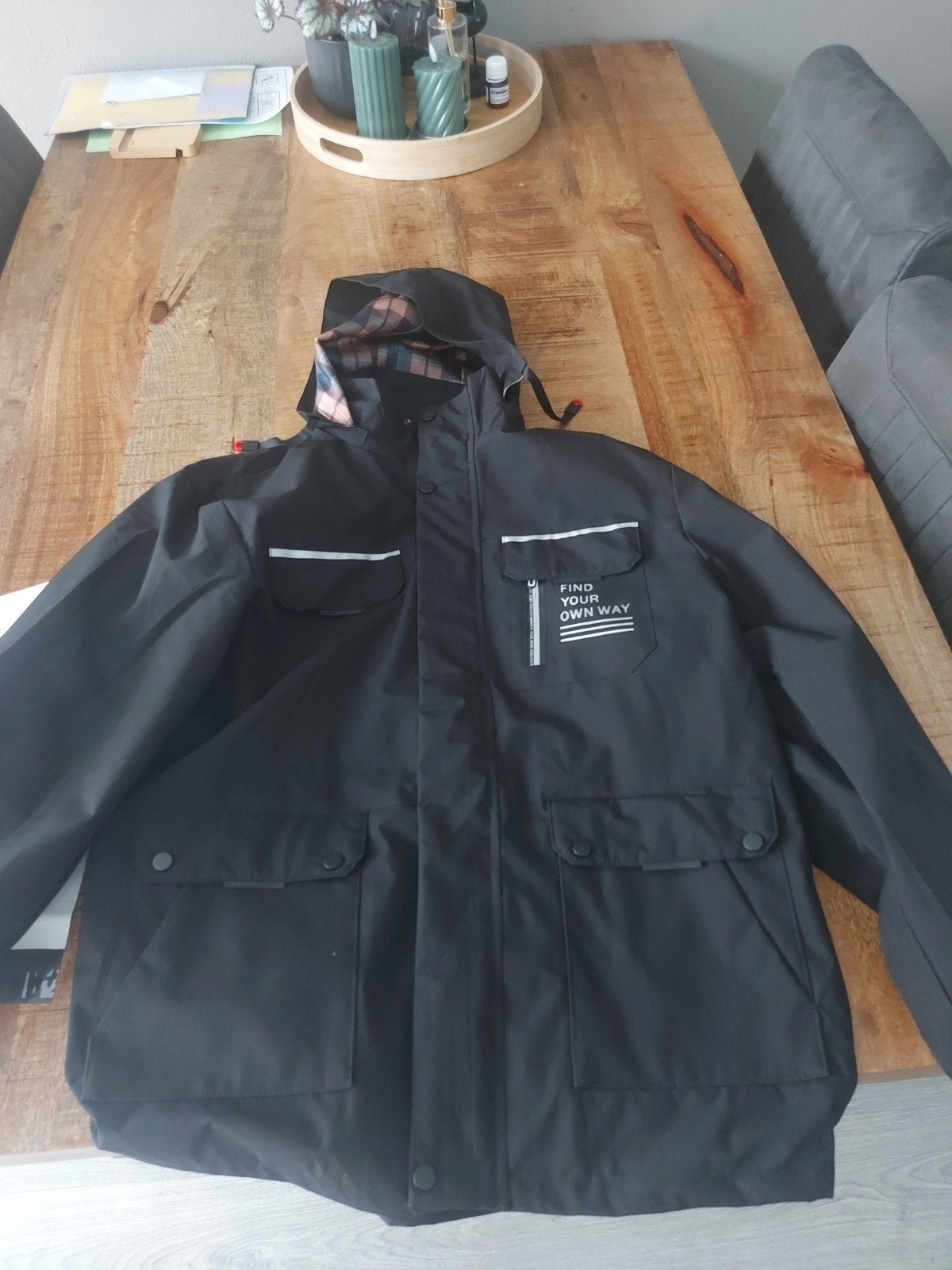 nieuwe windjack, Ophalen of Verzenden, Nieuw, Maat 56/58 (XL), Zwart