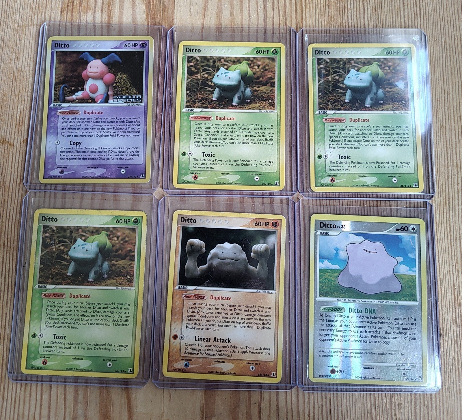 Pokémon TCG: Zeldzame Ditto Kaarten Verzameling (6 stuks), Ophalen of Verzenden, Zo goed als nieuw, Meerdere kaarten