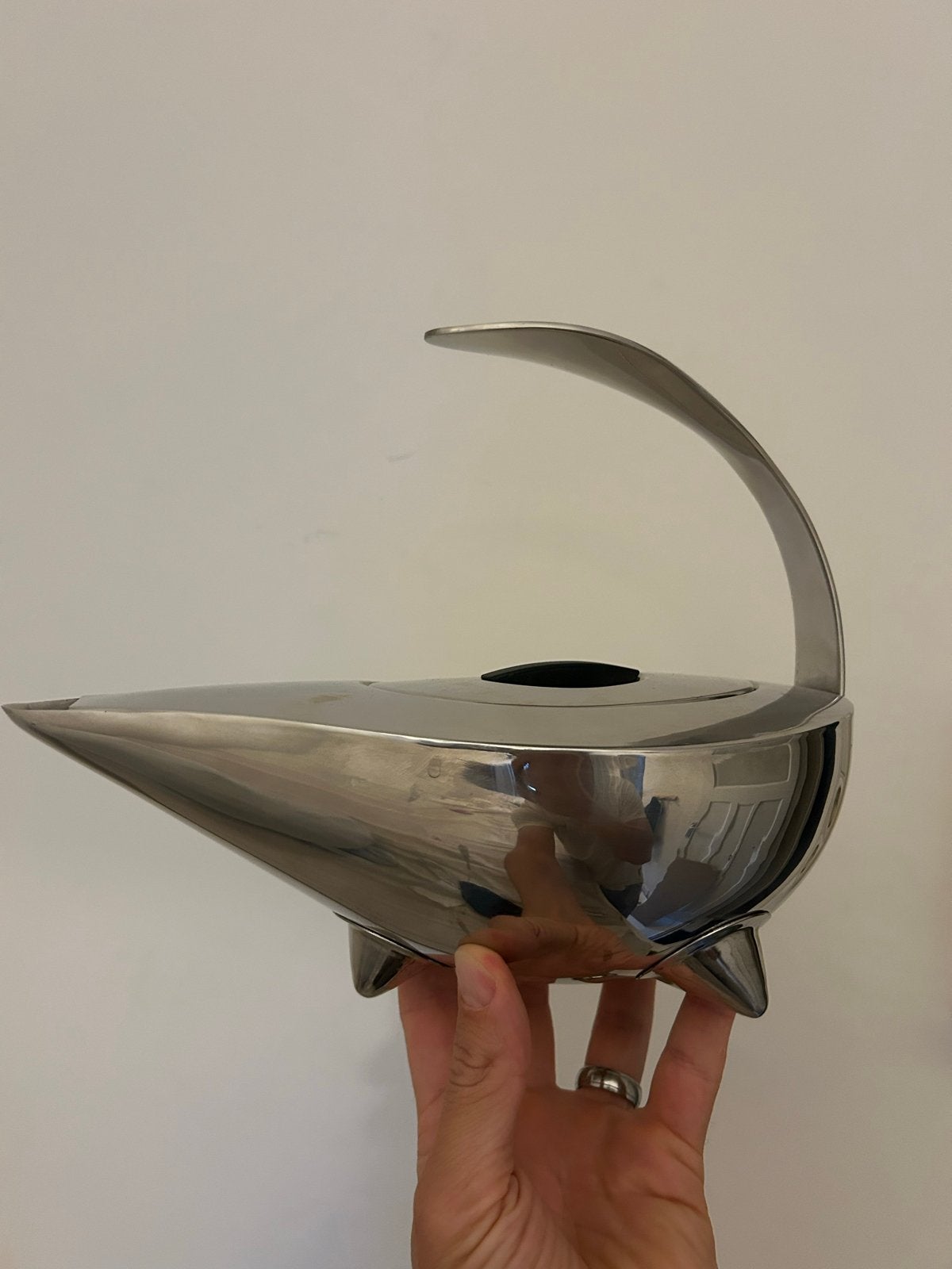 Bodum C. Jørgensen Theepot - Stijlvol en Functioneel, Theepot/fluitketel, Gebruikt, Zilver, Bodum