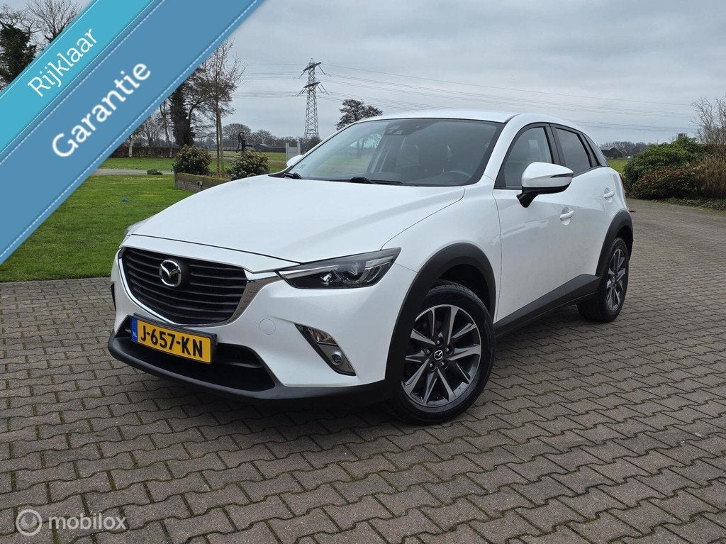 Mazda CX-3 2.0 SkyActiv-G/NAVI/PDC/150PK/4WD, Auto's, Mazda, 1998 cc, Stof, Gebruikt, 4 cilinders