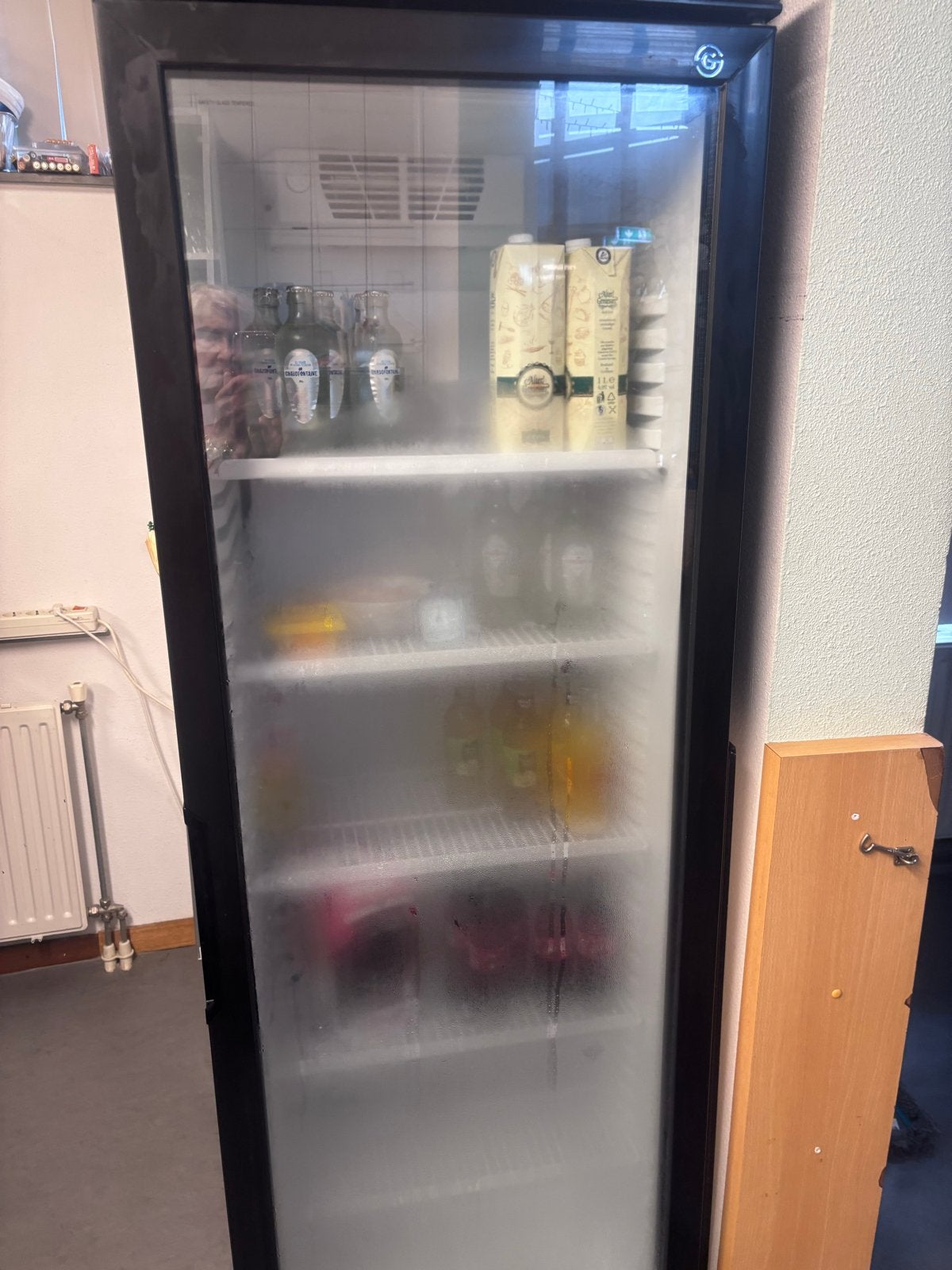 Glazen deur koelkast - Ideaal voor drankjes en snacks, Ophalen, 200 liter of meer, 60 cm of meer, 160 cm of meer