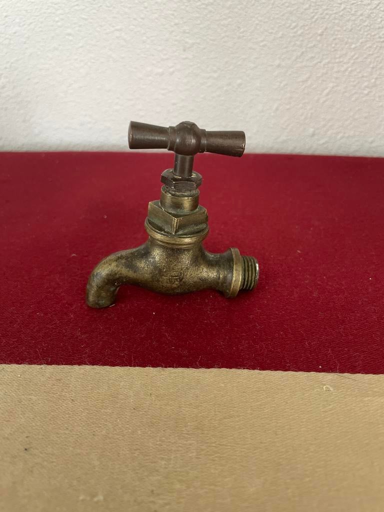 Mooi antiek koperen kraantje, Antiek en Kunst, Ophalen of Verzenden, Koper