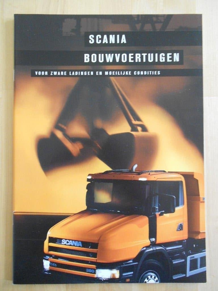Scania Bouwvoertuigen Brochure 2001 – 164 124 114 94, Ophalen of Verzenden, Zo goed als nieuw, Overige merken, Scania