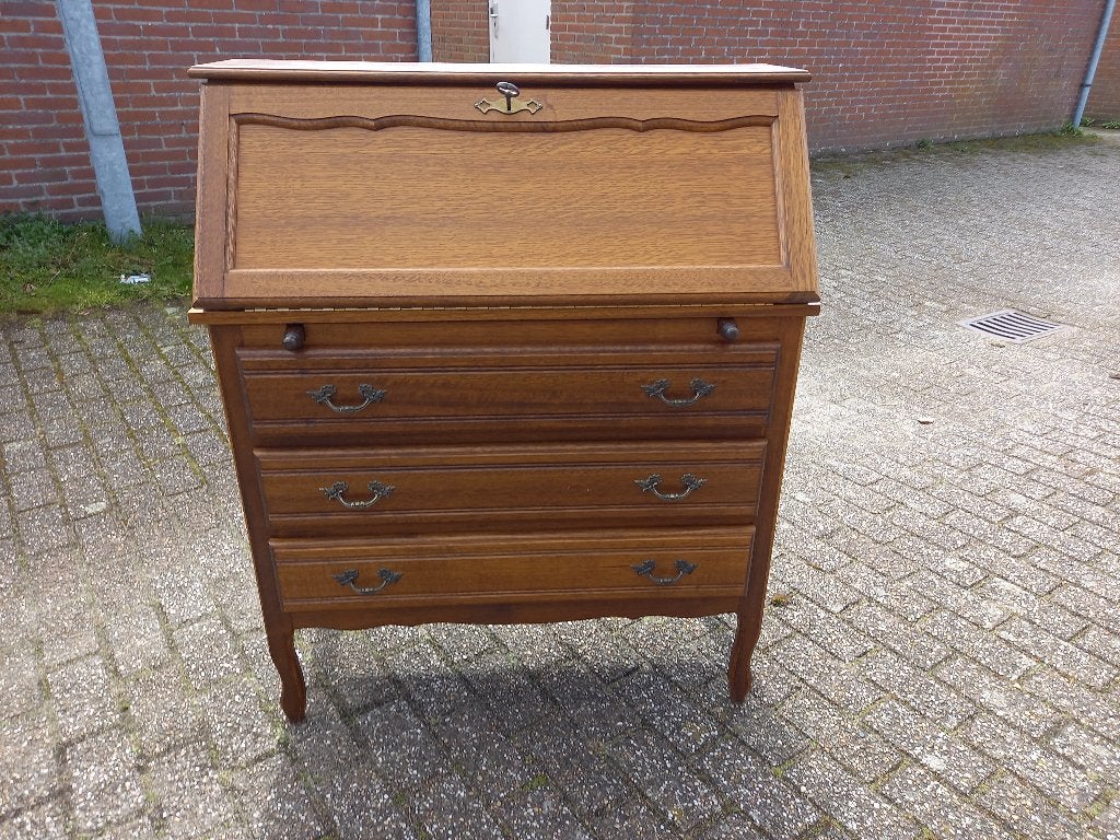 Secretaire / bureau, Ophalen, Gebruikt, Klassiek eiken