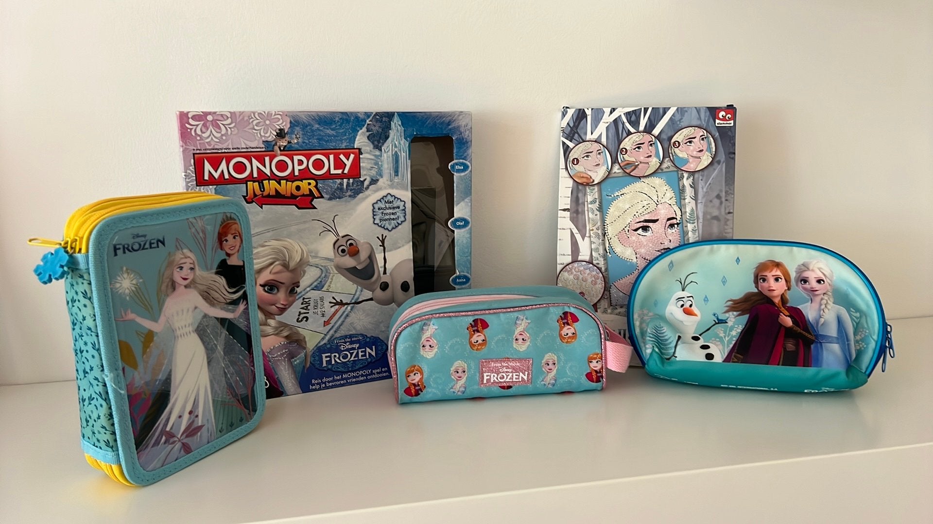 Frozen spel, etuis, knutsel, Ophalen of Verzenden, Gebruikt, Ontdekken