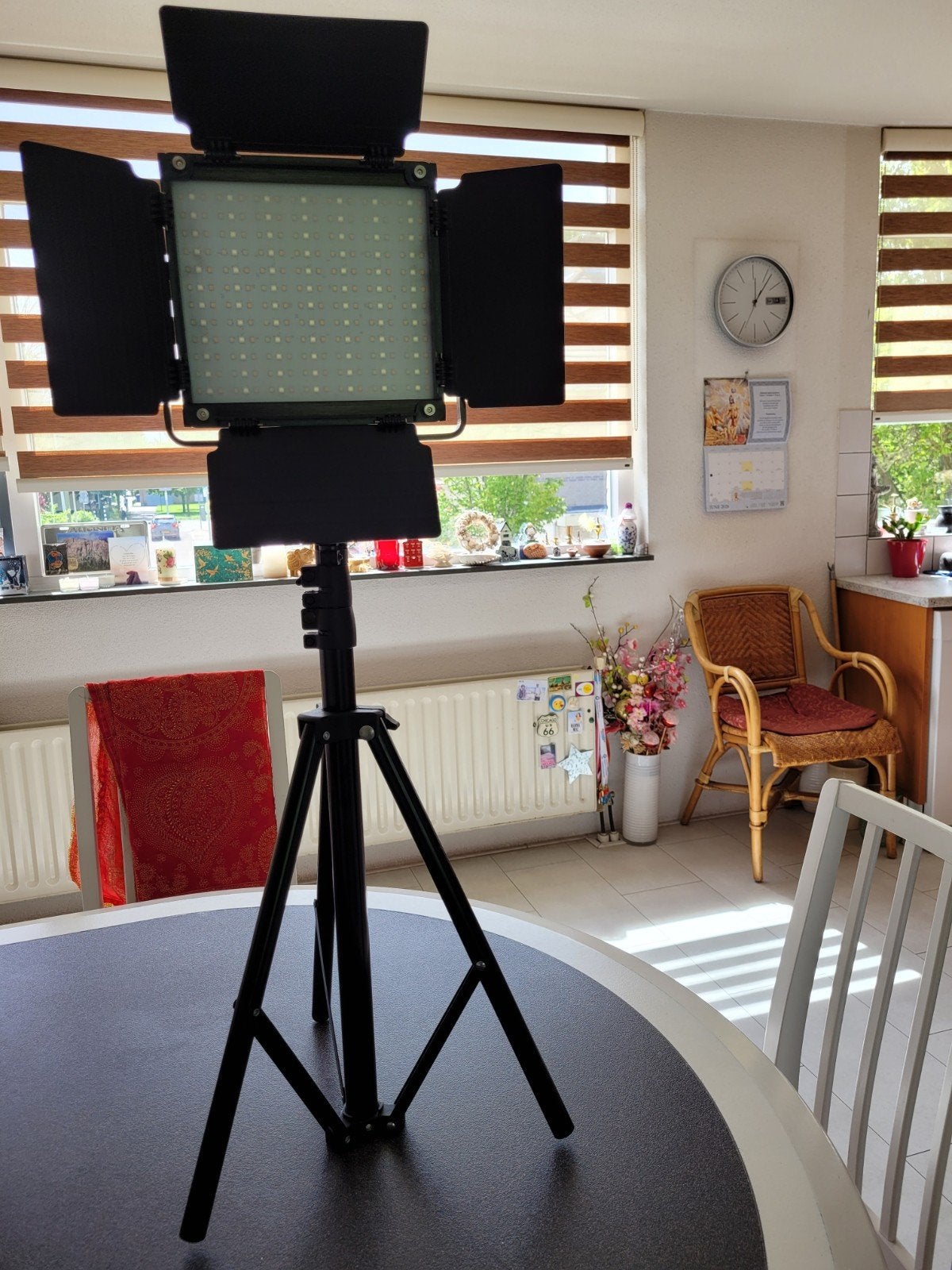 Professionele LED Videolamp met Statief, Overige merken, Belichting, Ophalen of Verzenden, Zo goed als nieuw