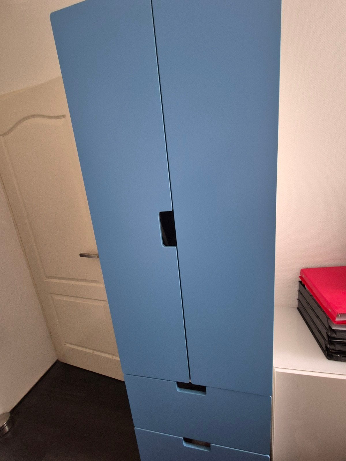 Complete set ikea stuva blauw, Ophalen, Kast, 105 cm of meer, Zo goed als nieuw