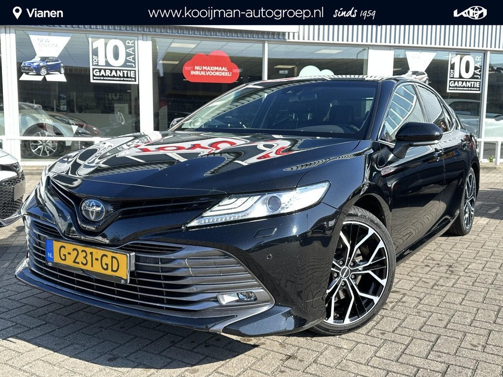 Toyota Camry 2.5 Hybrid Premium STOELVERWARMING, ZEER LUXE!, Auto's, Toyota, Bedrijf, Te koop, Camry, ABS, Achteruitrijcamera
