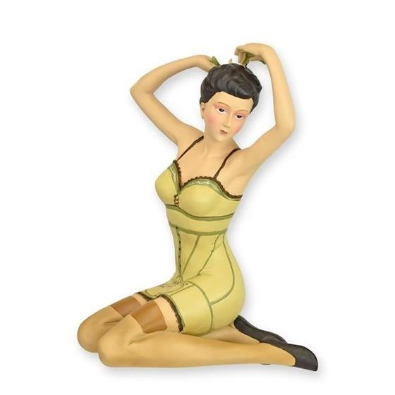 Beeld Retro pin up girl 21,2x15,5x12,7, Verzenden