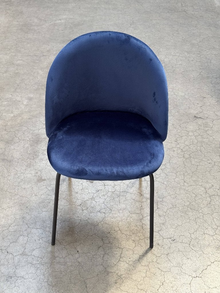 Eetkamer Stoel - Blauw, Blauw, Nieuw, Ophalen of Verzenden, Stof