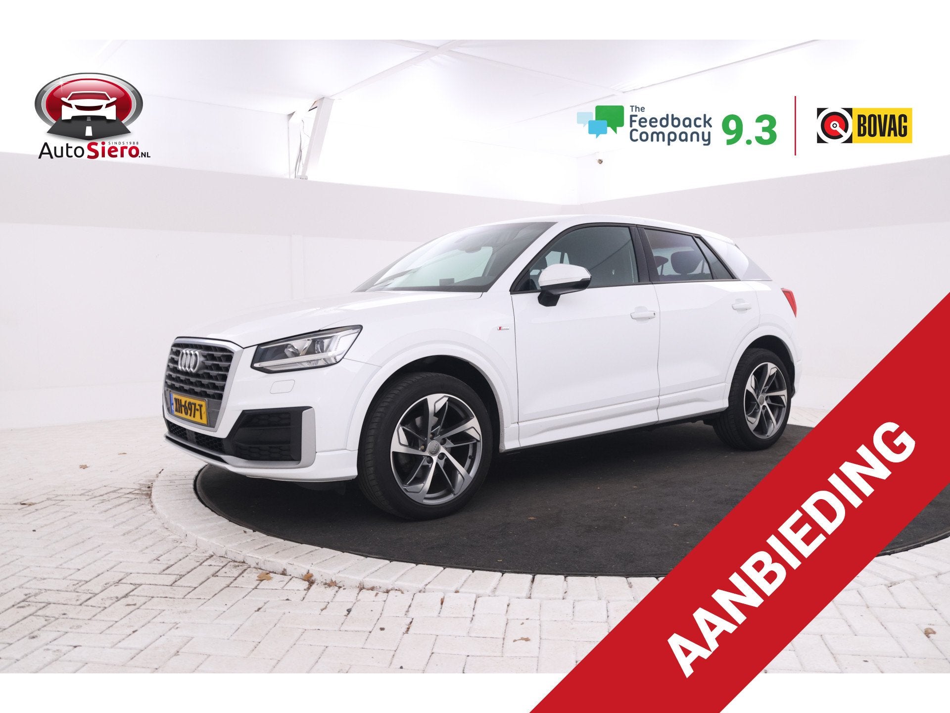 Audi Q2 30 TFSI Sport - S-line! Leer, Cruise, Navigatie, Voorwielaandrijving, 1200 kg, Met garantie (alle), 116 pk