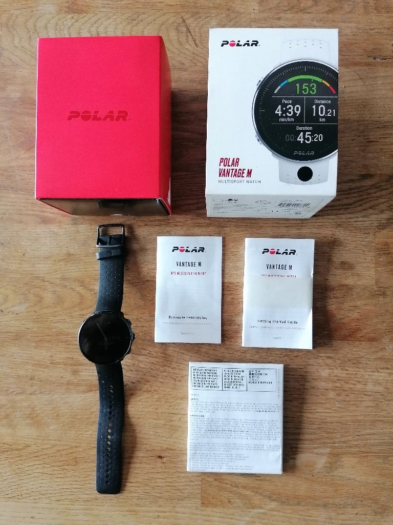 Polar Vantage M Multisport Horloge - Zwart (M/L), Ophalen of Verzenden, Zo goed als nieuw