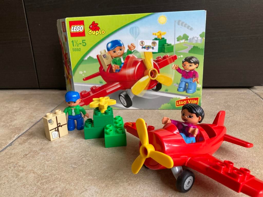 LEGO Duplo 5592 Ville Mijn eerste vliegtuig, Kinderen en Baby's, Speelgoed | Duplo en Lego, Nieuw, Ophalen of Verzenden, Duplo